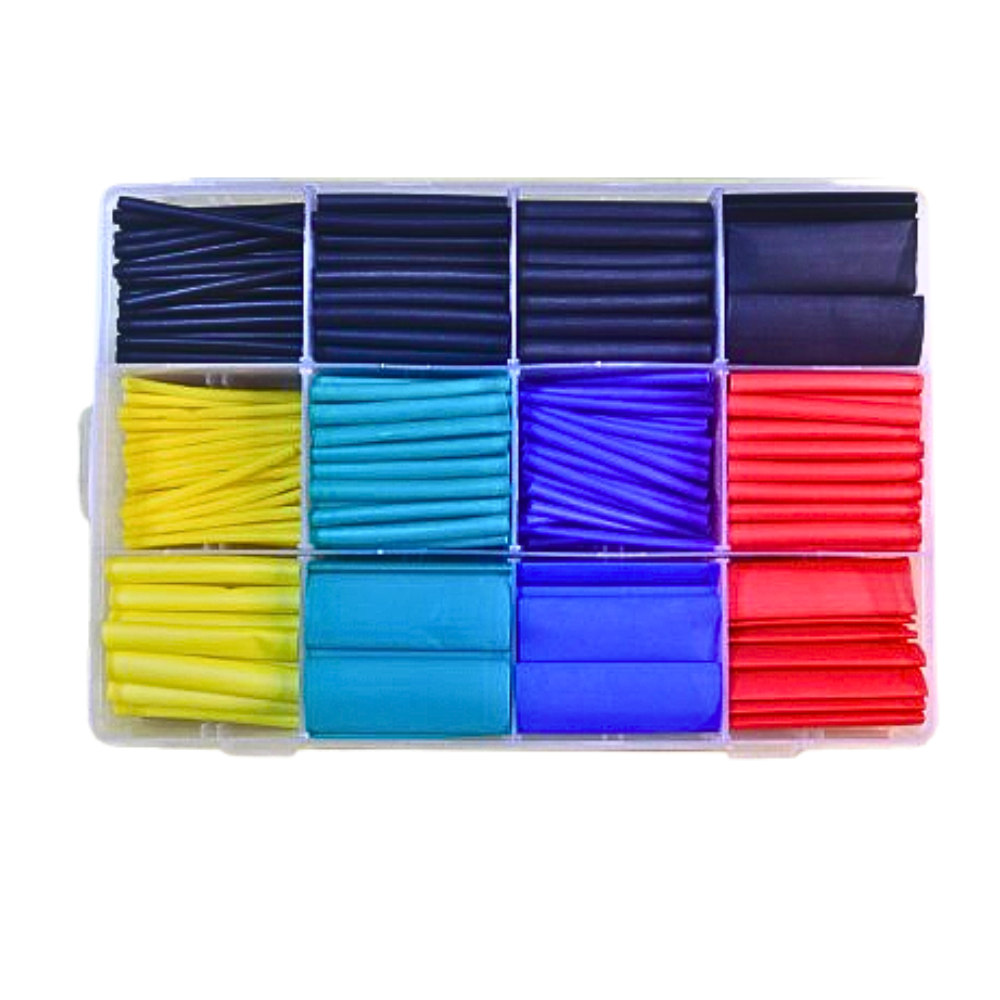 530PCS Heatshrink Tube Box Pack – Multi-size & Multi-color Assorted Insulation Tubes (Length: 45mm) 1 530PCS Heatshrink Tube Box Pack – Multi-size & Multi-color Assorted Insulation Tubes (Length: 45mm)