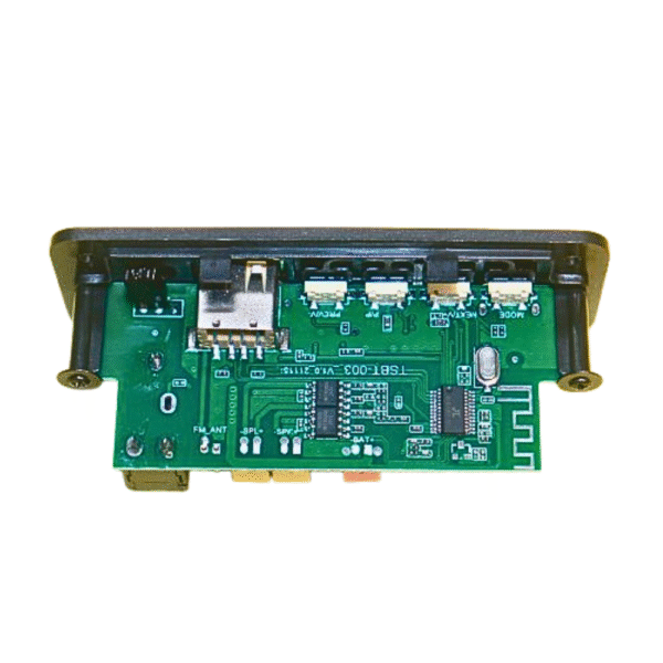 Bluetooth MP3 Decoding Module Board | USB, FM, AUX, TF Card, Mic Support | Wireless Audio Receiver for DIY Speaker & Car Audio