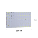 LED Flood Light Patta White | Aluminum Base | Supports 50W / 60W / 70W Flood Lights