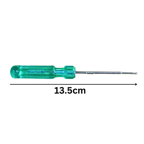 Professional 2 in 1 Screwdriver for Small Appliances and Toy Repairing – Tip 8.0mm x 0.9mm Single Side (+/-)