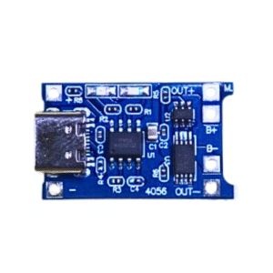 TP4056 Type-C USB 5V 1A Lithium Battery Charging Module with Protection – Compact & Durable