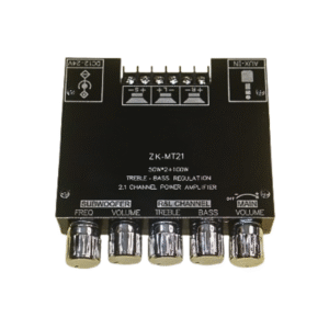 ZK-MT21 50x2+100W Class-D Audio Amplifier Board with Bluetooth 5.0 | High Power Subwoofer & Stereo Class-D Amplifier