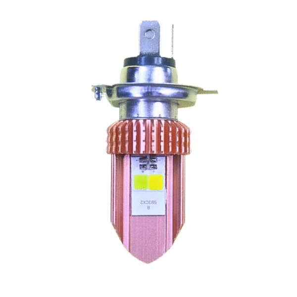 12V 35W High Brightness Head Light for all Bike with CREE-MKR Chips | H4 Holder | Dual Color – White & Warm White