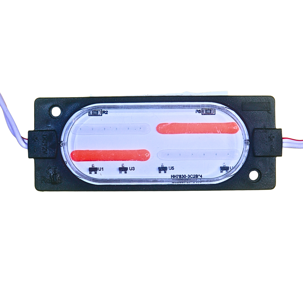 12V Red & Blue LED Bar Light with Multiple Animations – Perfect for Car, Bike, Truck, E-Rickshaw, Scooter, and More