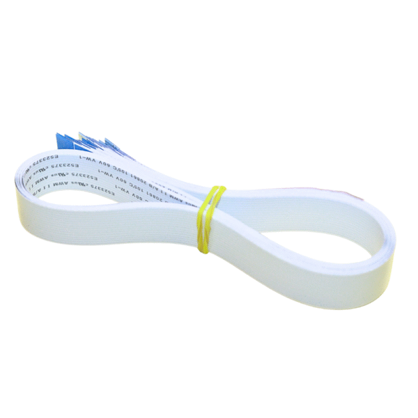 15 Pin FFC Flex Cable – 1mm Pitch, 50cm Length | High-Quality Flexible Flat Ribbon Cable for DIY & Electronics Projects