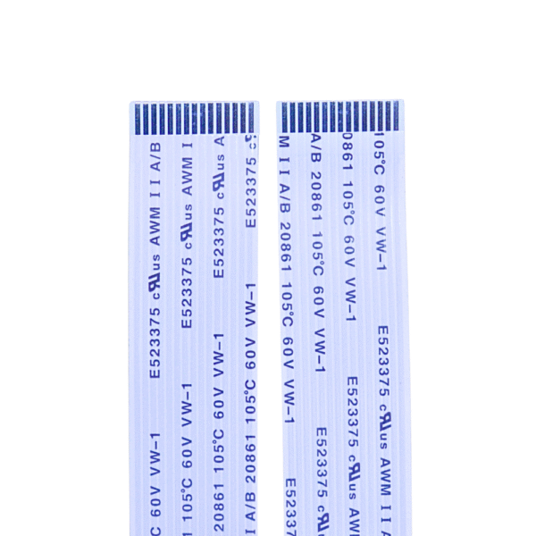 15 Pin FFC Flex Cable – 1mm Pitch, 50cm Length | High-Quality Flexible Flat Ribbon Cable for DIY & Electronics Projects