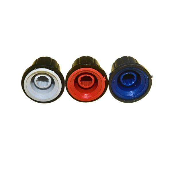 21x16mm Potentiometer Volume Control Rotary Knob with Knurled Adapter – Durable, Easy Grip, Universal Fit