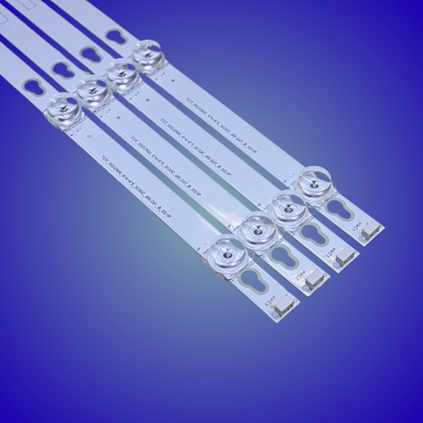 55 Inch LED TV Backlight Strip for MI/TCL/iFFalcon – 5+4 LED | 6V | 4 Pairs | 8PCS Set - Image 4