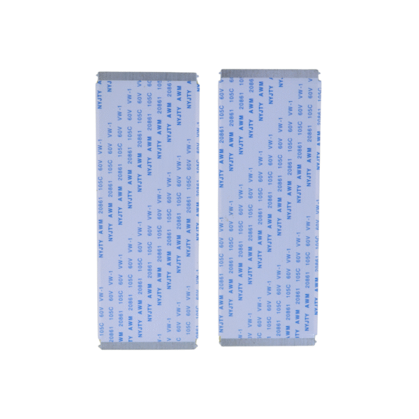 60 Pins FFC Flex LVDS Cable Both Side Cut | 0.5mm Pitch | 10cm Length