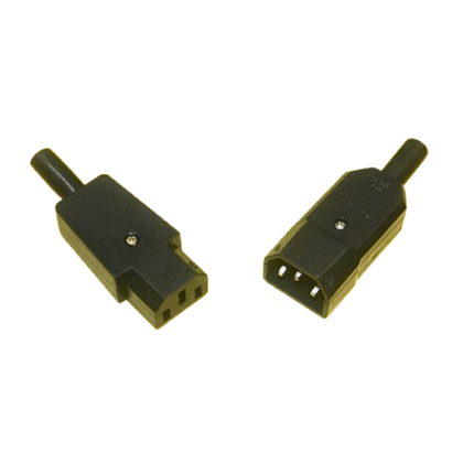 AC 250V 10A IEC320 C14 Male C13 Female Power Socket Plug