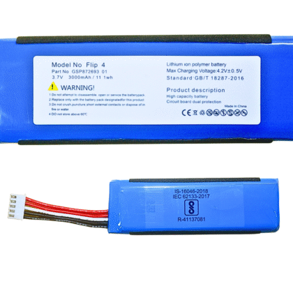 JBL Flip 4 Battery Replacement 3.7V 3000mAh – Long Backup and Reliable Performance