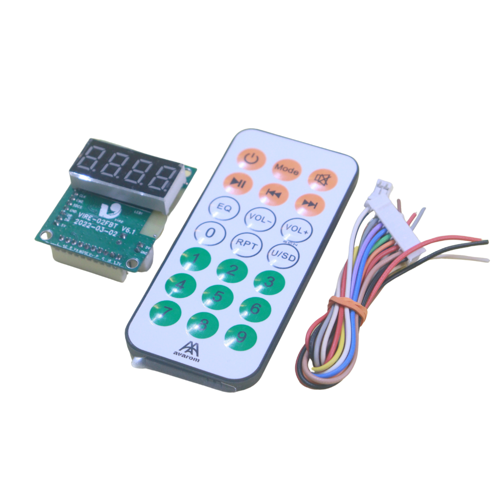 VIRE Square Shape Bluetooth Module with Big Display – High-Quality Audio Receiver for DIY Speakers, Amplifiers & Home Audio Systems 10 VIRE Square Shape Bluetooth Module with Big Display