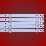 VU 55 Inch LED TV Backlight Strip | 3V 10 LEDs 41.5cm Lens 4K Type | 5 Pcs Set for Repair & Replacement