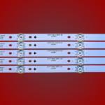 VU 55 Inch LED TV Backlight Strip | 3V 10 LEDs 41.5cm Lens 4K Type | 5 Pcs Set for Repair & Replacement