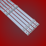 VU 55 Inch LED TV Backlight Strip | 3V 10 LEDs 41.5cm Lens 4K Type | 5 Pcs Set for Repair & Replacement