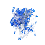 3mm Blue LED Round Shape – Pack of 100