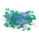 3mm green led, led green 3mm, round green led 3mm, diy led kit, electronic led lights, 3mm led pack of 100, indicator green led, led lamp 3mm, electronics hobby components, green led diy project, bulk led lights, led for pcb