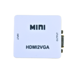 HDMI to VGA Converter with Audio Output (3.5mm Jack) | Full HD 1080p Adapter for Monitor, Projector, TV