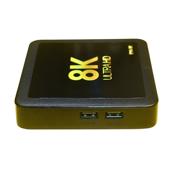 I96 8K Android TV Box with Bluetooth & Voice Remote | 8GB RAM | 128GB Storage | Dual-Band WiFi