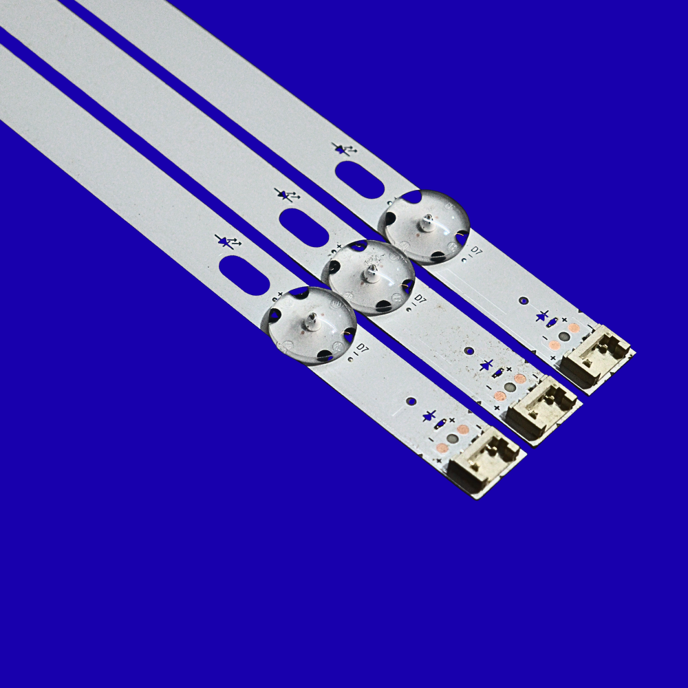 LG 43 Inch LED TV Backlight Strips (7LED Each) – Model LC43490063A 3pcs Set | Compatible with LG 43LJ510V, LC43490062A, LC43490064A, LC43490060A, 43UJ65_UHD_A/B, LC43490058A, LC43490059A 1 LG 43 Inch LED TV Backlight Strips (7LED Each) – Model LC43490063A