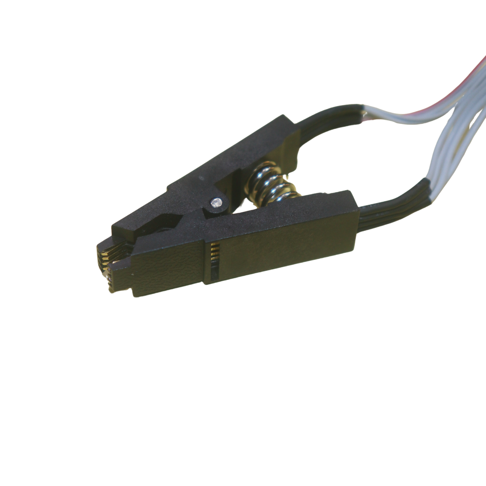 Programming Clip for RT809H, RT809F, T48, T56, TL866II, EZP2019, TNM7000 Programmers | SOP8 SOIC8 BIOS Flash Chip Test Clip Adapter Cable 4 SOP8 SOIC8 BIOS Flash Chip Test Clip Adapter Cable