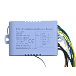 4 Way Digital Remote Control Switch – Long-Lasting Wireless Control System