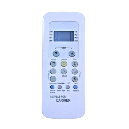 Carrier AC Remote Controller – High Quality, Long Lasting, Easy to Use Replacement Remote for Carrier Air Conditioners
