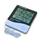 HTC-2 Digital Alarm Clock with Temparature and Humidity Meter