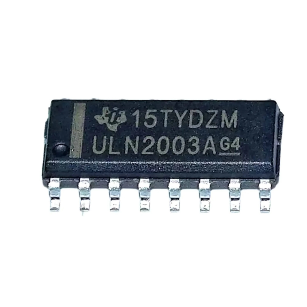ULN2003 Darlington Transistor Array IC (SMD Package) – High Current Driver IC for Stepper Motor, Relay, LEDs, Solenoid, Industrial Control 1 ULN2003 Darlington Transistor Array IC (SMD Package)