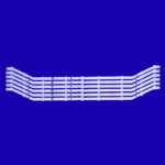 9 LED Curved Backlight Strips for SAMSUNG 32 inch LED TV 3V 586MM (CNL69) - 2pcs set