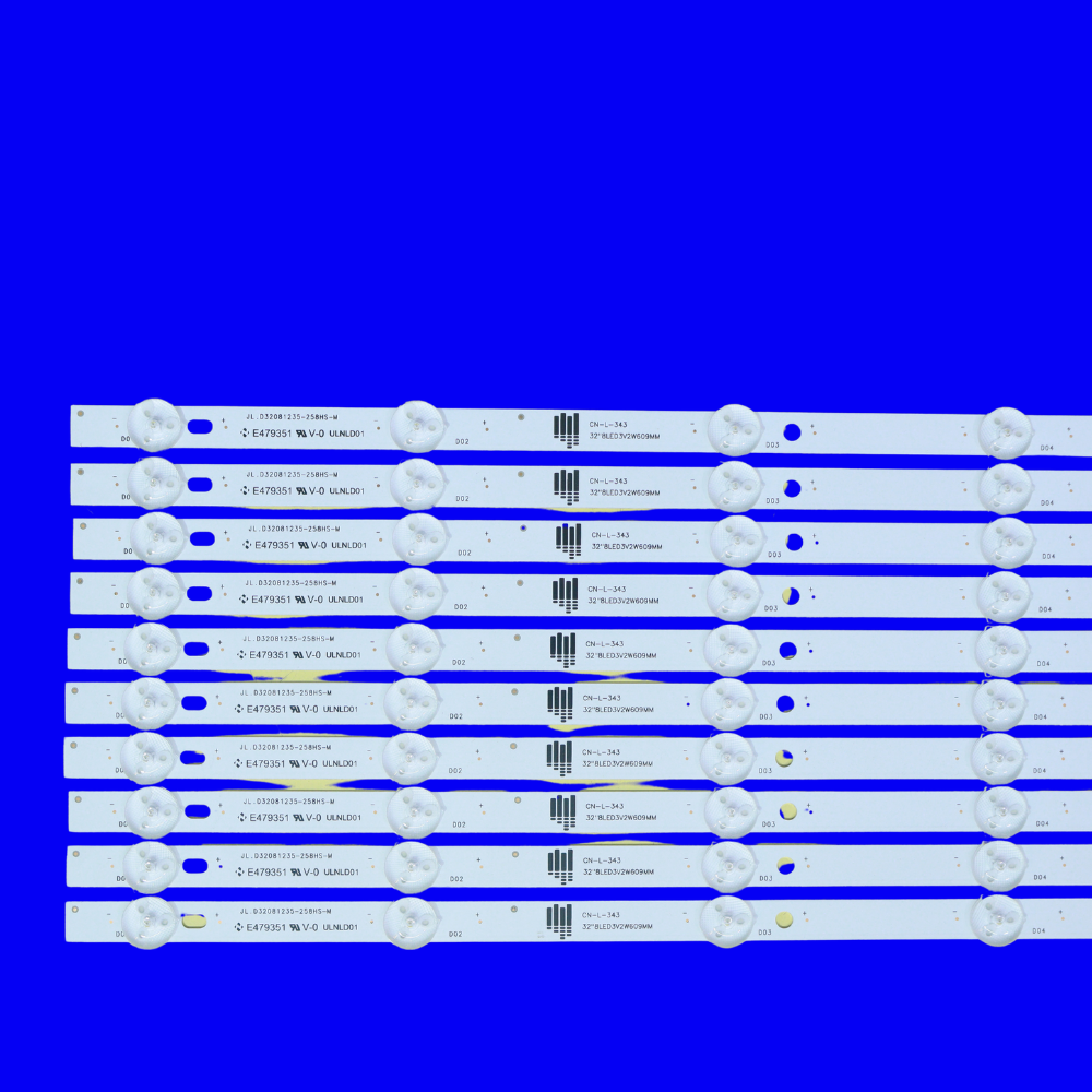32” LED TV Backlight Strip JL.D32081235 609mm 3V 8 LED (CNL343) 4 32” LED TV Backlight Strip JL.D32081235 609mm 3V 8 LED (CNL343)
