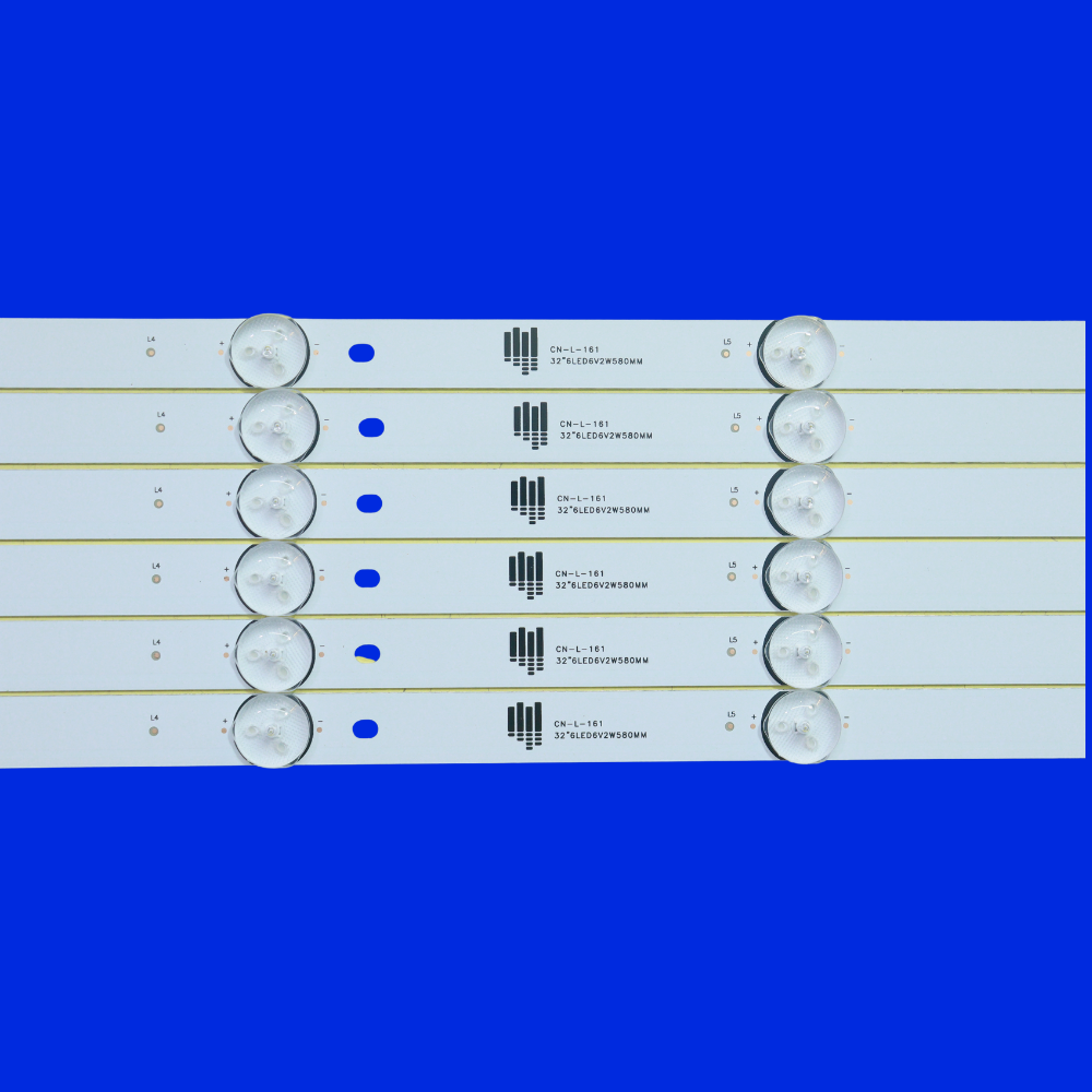 6V 6LED Backlight Strips for 32 inch LED TV 580mm Lenth MS-L1343 (CNL161) - 2pcs set 3 6V 6LED Backlight Strips for 32 inch LED TV 580mm Lenth MS-L1343 (CNL161) - 2pcs set