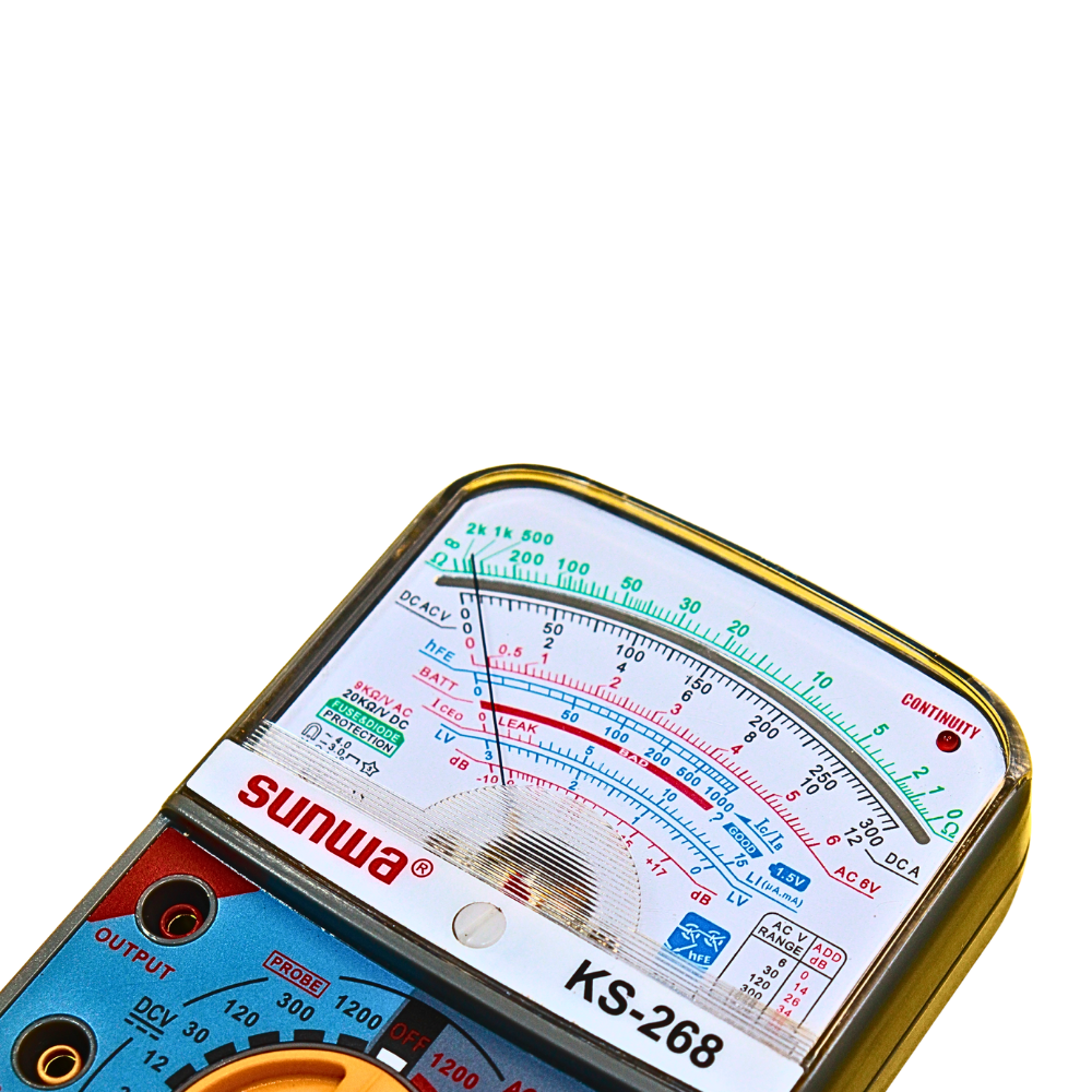 SUNWA KS-268 High Quality Analog Multimeter - Long Lasting and Reliable 7 SUNWA KS-268 High Quality Analog Multimeter