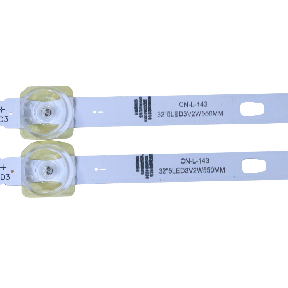 LED32D05 32-Inch LED TV Backlight Strips 4k | 5 LED, 3V, 2W, 550mm Lenth | 2pcs Set (CNL143) 5 LED32D05 32-Inch LED TV Backlight Strips | 5 LED, 3V, 2W, 550mm Lenth | 2pcs Set (CNL143)