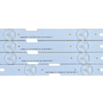 Samsung 32 Inch LED TV Backlight Strips Set - 8 LED, 4 Pcs Set – 3A + 1B, 620mm Lenth, 3V 1W per LED (CNL396)