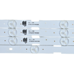 Samsung 32 Inch LED TV Backlight Strips Set - 8 LED, 4 Pcs Set – 3A + 1B, 620mm Lenth, 3V 1W per LED (CNL396)