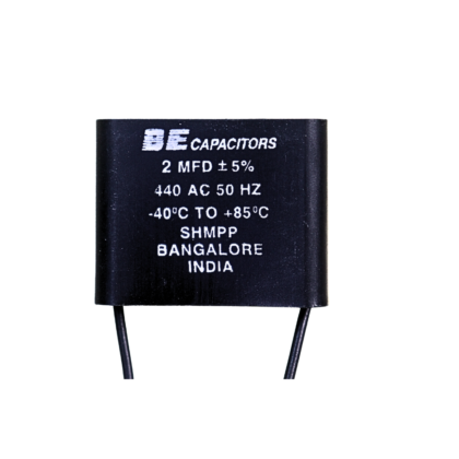 2MFD 440V AC Box Type Condenser Capacitor for AC, Fridge, Cooler Fan & Motor Applications