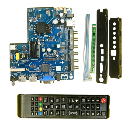 32 Inch to 40 Inch Universal LED TV Combo Motherboard KK.RU10.816B with Dual HDMI, VGA, USB & Multiple Resolution Support