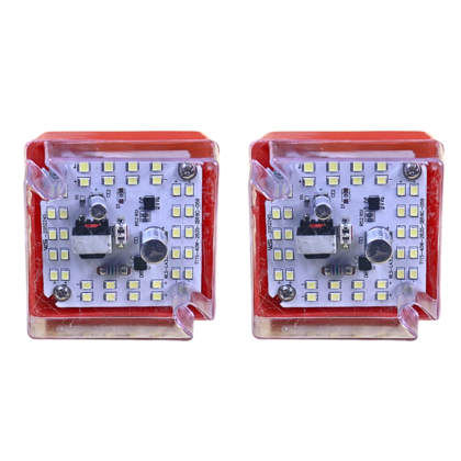 40W LED Bulb High Brightness & Modern Looking | White Light Output | Stylish Multi-Color Housing Design | Pack of 2