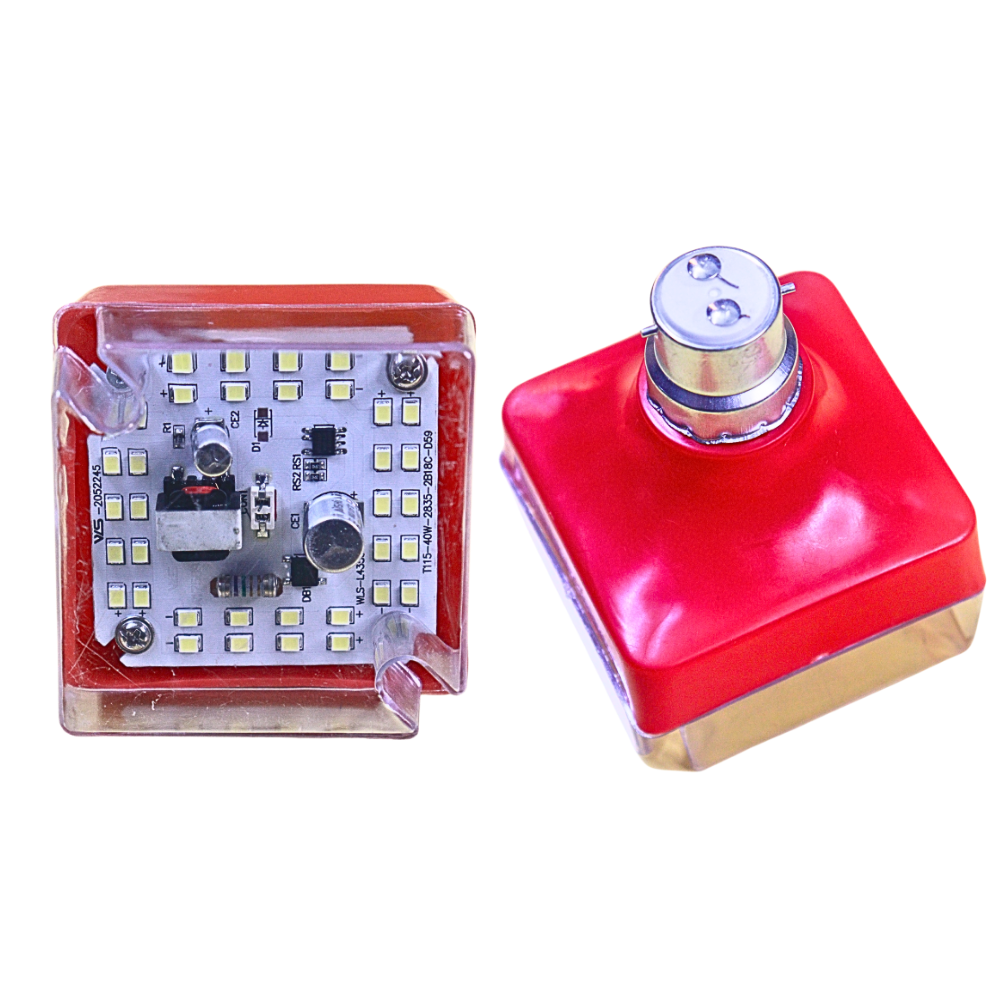 40W LED Bulb High Brightness & Modern Looking | White Light Output | Stylish Multi-Color Housing Design | Pack of 2 3 40W LED Bulb High Brightness & Modern Looking