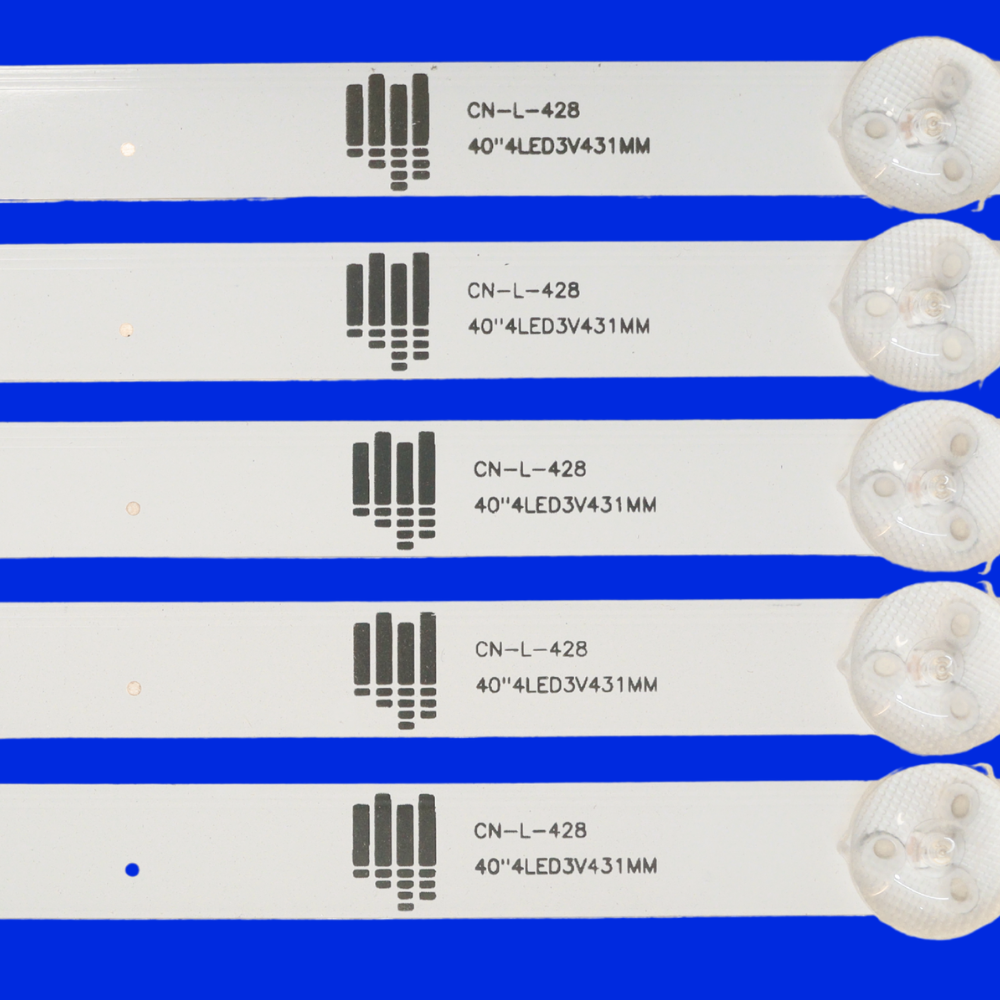 42 Inch Panasonic LED TV Backlight Strips Set 10PCS (5 Pair) | 4LED 3V | 431mm + 425mm | Compatible with TX-42A400, TX-42AS500 Series (CNL428) 2 42 Inch Panasonic LED TV Backlight Strips Set 5pcs 4LED 3V 431mm and 5pcs 4LED 3V 425mm total 5pair 10pcs set (CNL428)