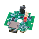 COSMIC-105 / AT105 Bluetooth Audio Amplifier Board with USB, TF Card, AUX, Volume Control & Button Panel for DIY Speaker System