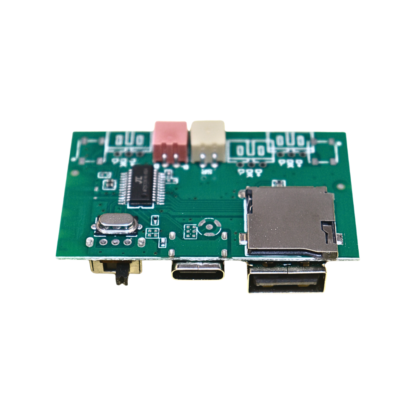 COSMIC-108 / AT108 Bluetooth Audio Amplifier Board with USB, Type-C Power & TF Card | Stereo DIY Speaker Module with Control Buttons