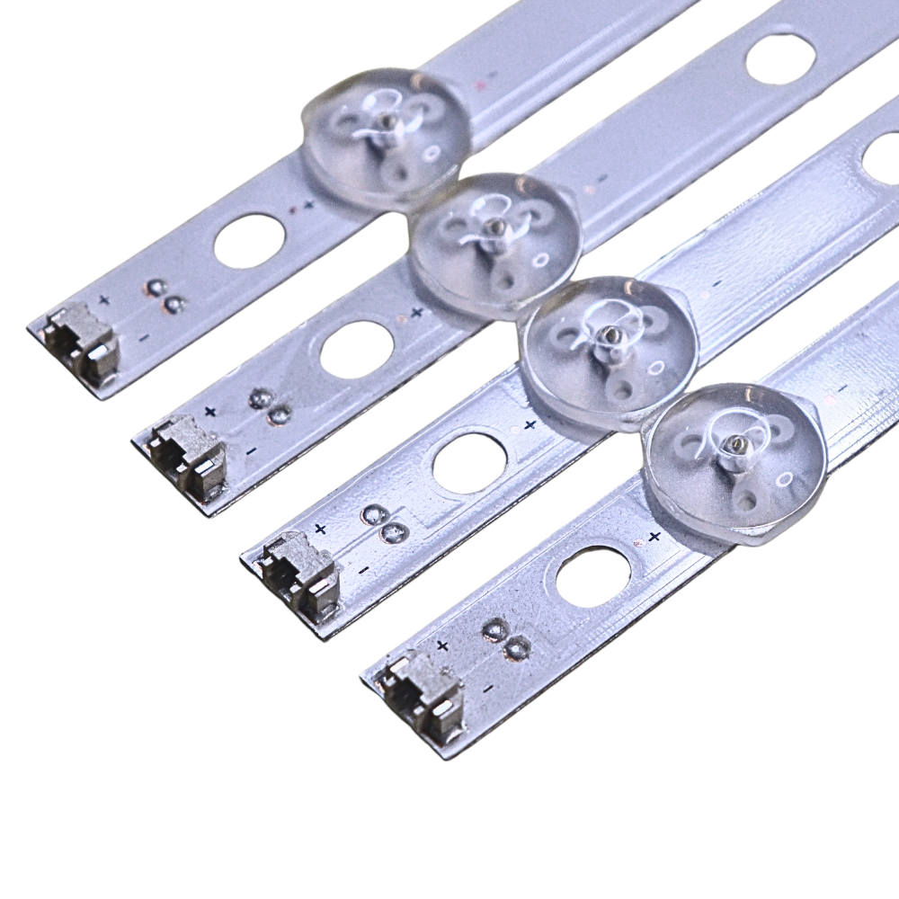 Panasonic 32 Inch LED TV Backlight Strip Set 7LED 3V 2W 611MM | 4PCS Replacement Set for TH-L32SV6D (CNL369) 6 Panasonic 32 Inch LED TV Backlight Strip Set 7LED 3V 2W 611MM | CN-L-369 LED Strips | 4PCS Replacement Set for TH-L32SV6D
