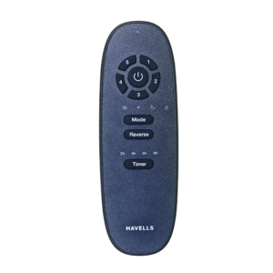 Havells BLDC Ceiling Fan Remote Control with 5-Speed, Mode, Reverse & Timer Buttons | Fan Pairing Supported