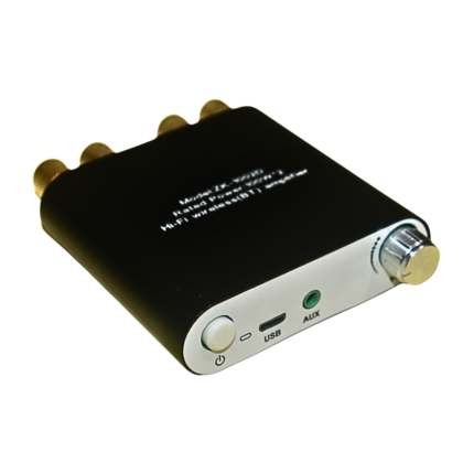 ZK-1002D TPA3116D2 Class D Bluetooth 5.0 Power Amplifier Board 100W+100W Dual Channel Stereo Digital Audio Amplifier with USB, AUX Input, Aluminum Alloy Body, DC 9V-24V