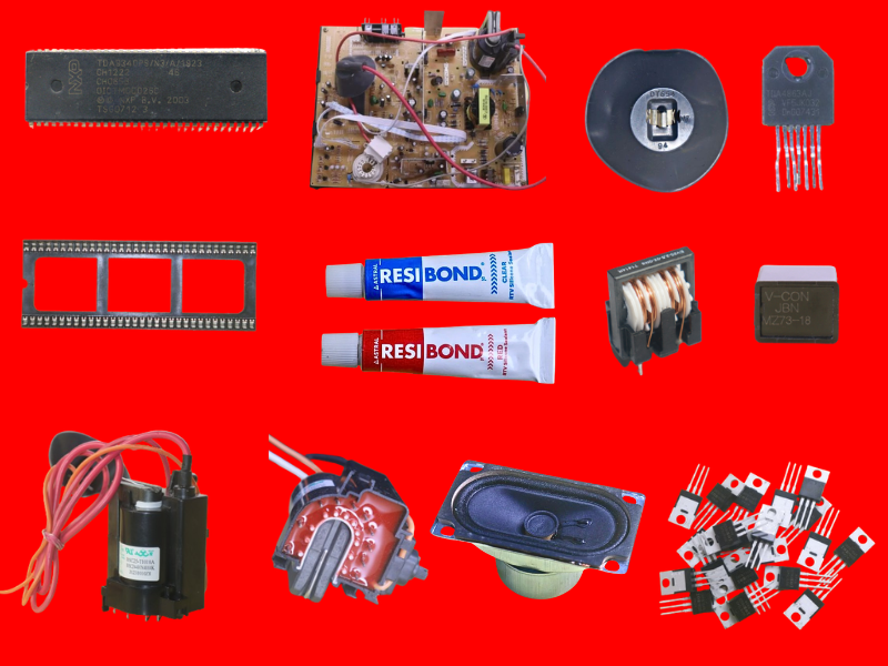 Home 3 crt tv parts